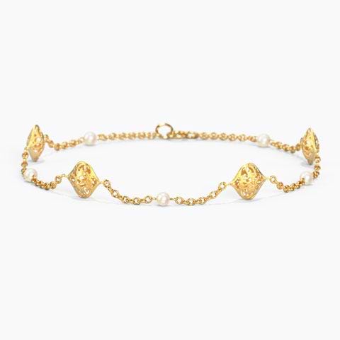 Loren Cutout Pearl Bracelet
