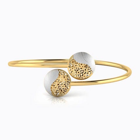 Kellie Cutout Gold Bracelet