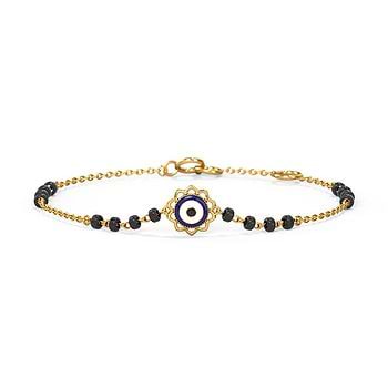 Evil Eye Baby Nazaria Gold Bracelet 
