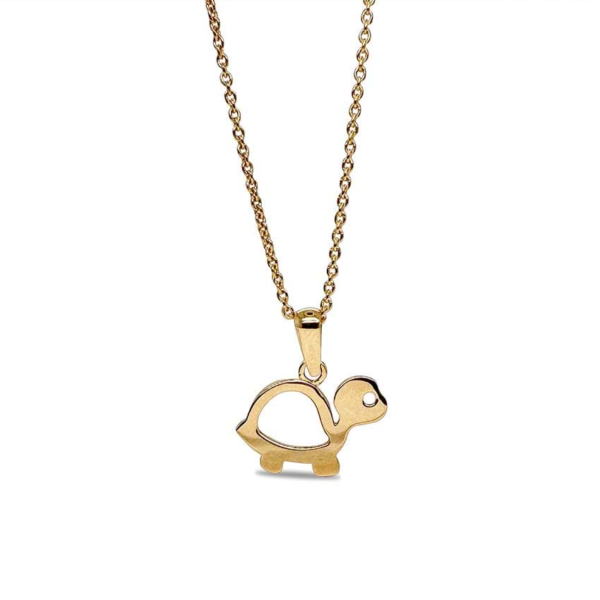 Turtle Kids' Gold Pendant