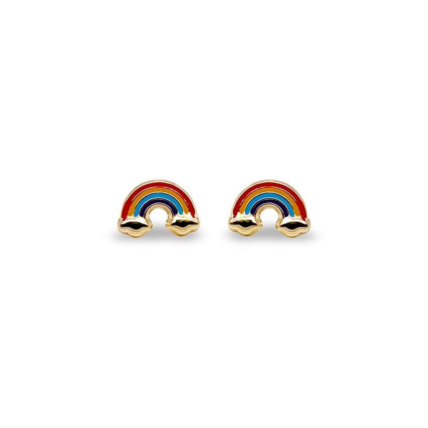 Rainbow Cloud Kids' Earrings