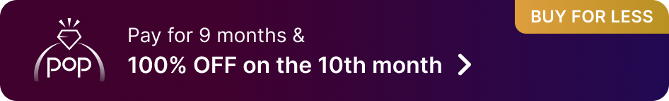 Promotional banner for PoP Gold Scheme