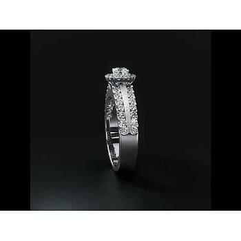 SRI99983 14 kt white ring video 1
