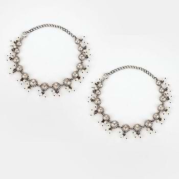 Oxidised OTT Anklets in 925 Silver