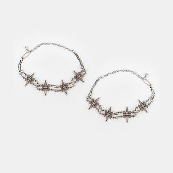 Antique Akhyos Dance Anklets in 925 Silver