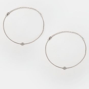 City Of Stars Anklets in 925 Silver