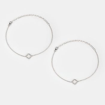 The Last Leaf Anklets in 925 Silver