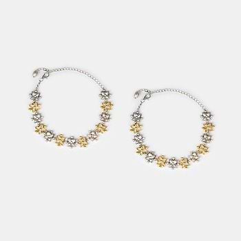 Huvu Anklets in Dual Plated 925 Silver