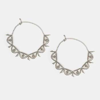 Excitement Anklets in Oxidised 925 Silver