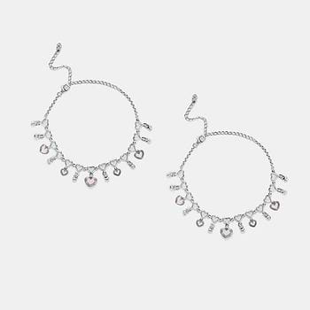 Bring in the Memories Heart Anklets in 925 Silver