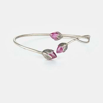 Oxidised Rise Above Hate Bracelet in 925 Silver