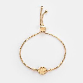 Absolutely Pawsome Bracelet in Gold Plated 925 Silver