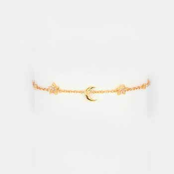 Talking to the Moon Bracelet in Gold Plated 925 Silver