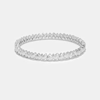 You and Your Happy Squeals Heart Bracelet in 925 Silver