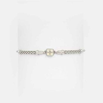 Chaupad Bracelet in Oxidised 925 Silver