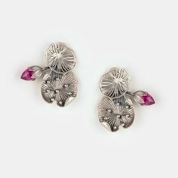 Oxidised Rise Above Stigma Earrings in 925 Silver