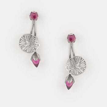 Oxidised Rise Above Bullying Earrings in 925 Silver