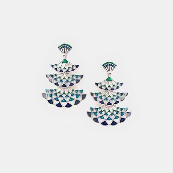 Oxidised Owning My Loud Laugh Earrings