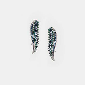 Oxidised Owning My Weird Humour Earrings