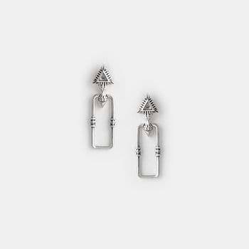 Nora Helmer Earrings in 925 Oxidised Silver
