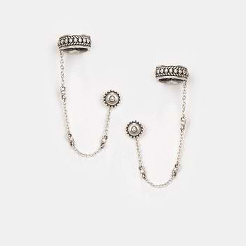Zest Earrings in Oxidised 925 Silver