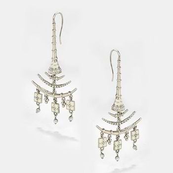 Kataka Dangler Earrings in Oxidised 925 Silver