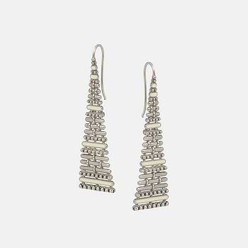 Shreni Earrings in Oxidised 925 Silver