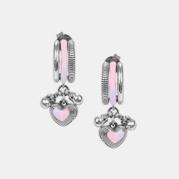 Bring in the Togetherness Heart Earrings in 925 Silver