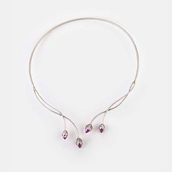 Oxidised Rise Above Hate Necklace in 925 Silver
