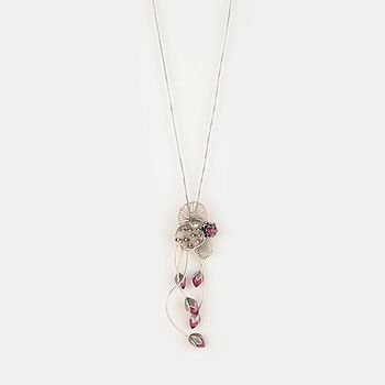 Oxidised Rise Above Failure Necklace in 925 Silver