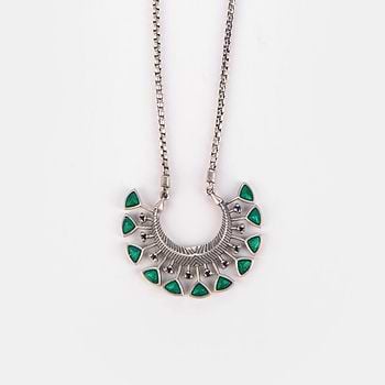 Oxidised Owning My Determined Hustle Necklace