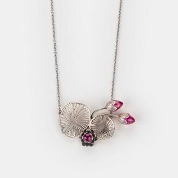 Oxidised Rise Above Apathy Necklace in 925 Silver