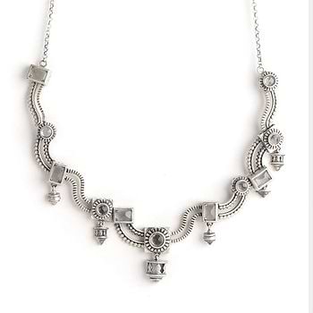 Anne Shirley Necklace in 925 Oxidised Silver