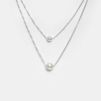 Pearls of Laughter Necklace in 925 Silver