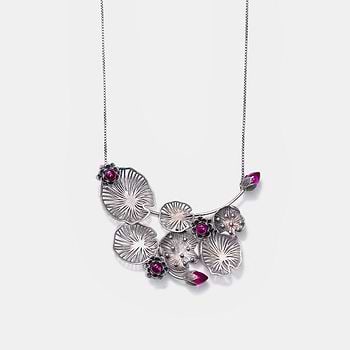 Oxidised Rise Above Rumours Necklace in 925 Silver