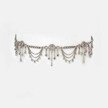 Excitement Choker in Oxidised 925 Silver