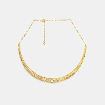Queen of Organising Necklace in Gold Plated 925 Silver