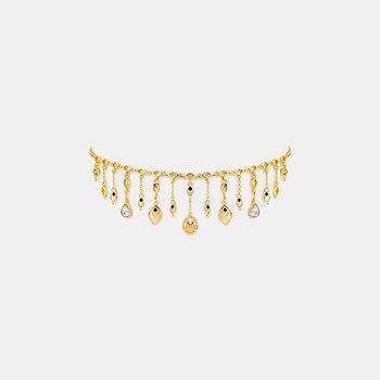 Queen of Encouragement Choker in Gold Plated 925 Silver