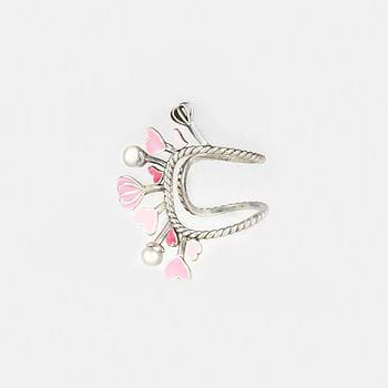For the Love of Pushing Boundaries Heart Ring in Oxidized 925 Silver