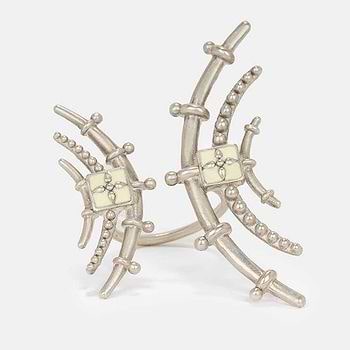 Kataka Ring in Oxidised 925 Silver