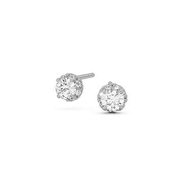 Unadorned Sparkle Diamond Stud Earrings