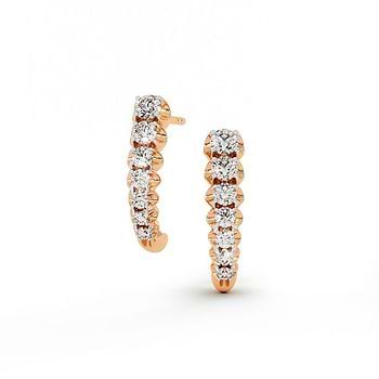 Aurora Dewfall Diamond Stud Earrings