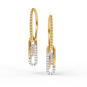 Celeste Swirl Diamond Earrings