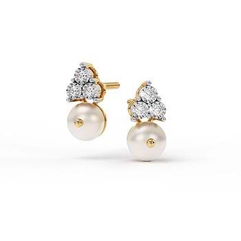 Ethereal Gemstone Stud Earrings