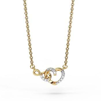 Heart Spark Diamond Necklace