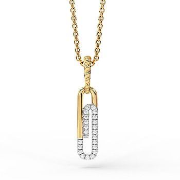 Celeste Swirl Diamond Pendant