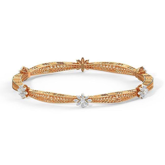 Diamond bangles caratlane hot sale