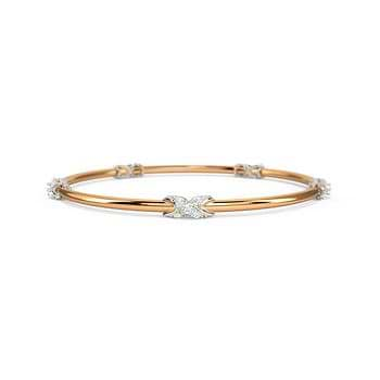 Enfold Infinity Diamond Bangle