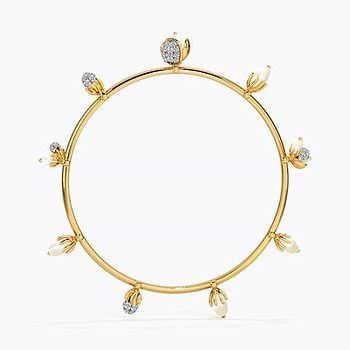 Swaying Pearl Bangle 