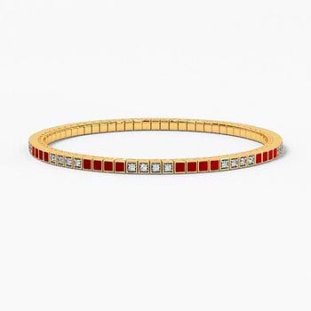 Shimmer Flex Diamond Bangle